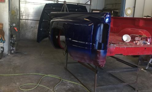 Daniel Marton Paint & Body Shop, Welding Frame Sandblasting Axtell