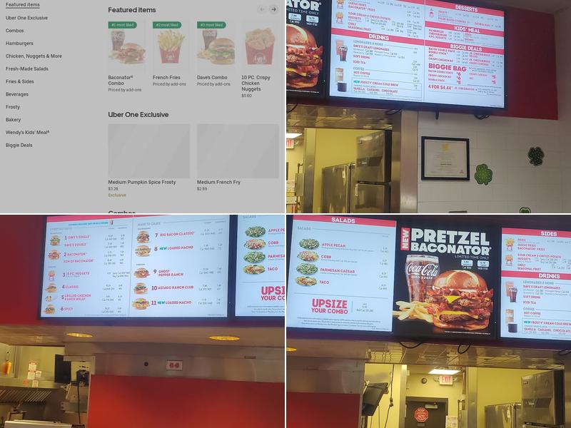 Wendy's Menu
