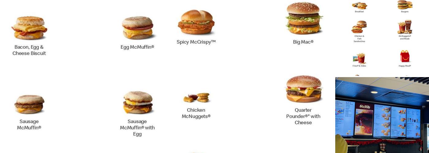 McDonald's Menu