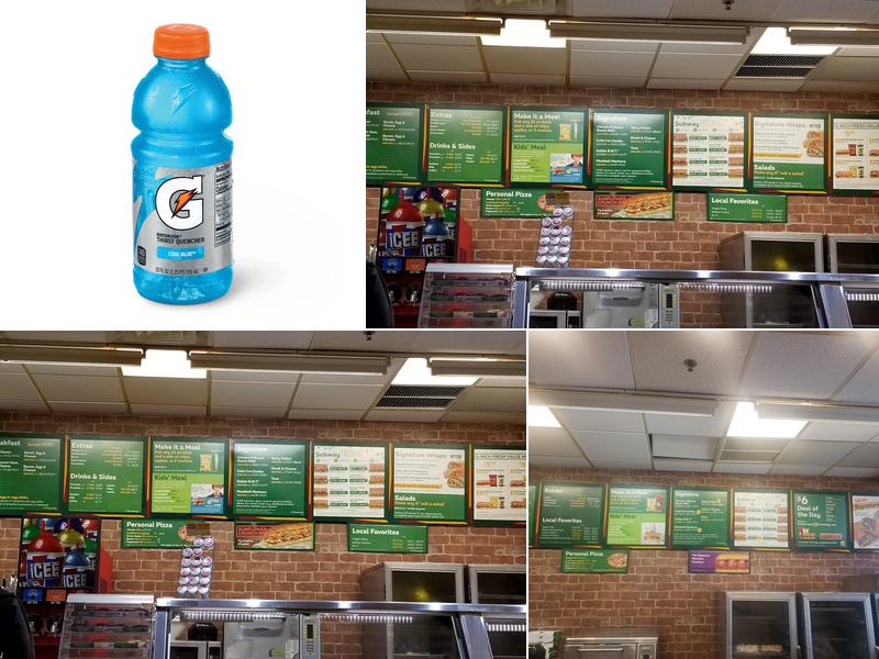 Subway Menu