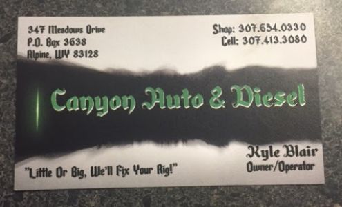 Canyon Auto & Diesel Alpine