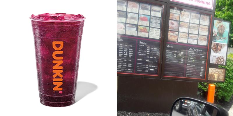 Dunkin' Menu