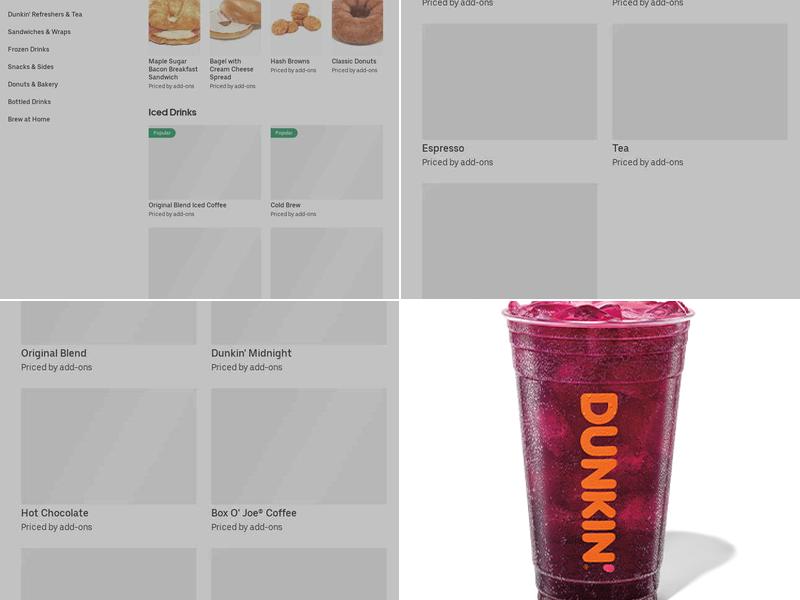 Dunkin' Menu