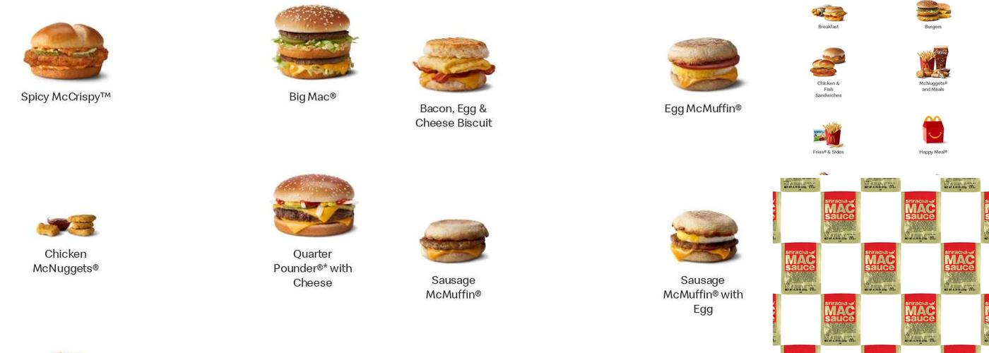McDonald's Menu