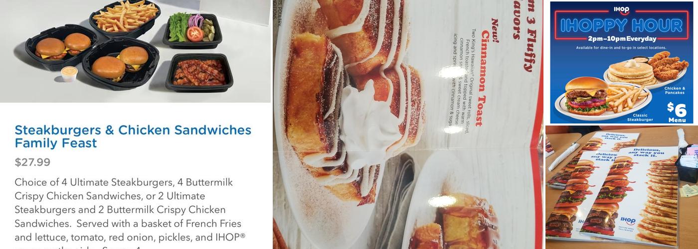 IHOP Menu