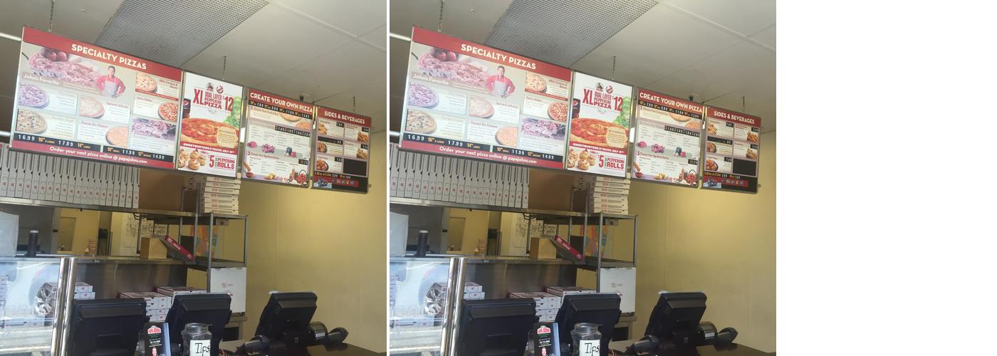 Papa Johns Pizza Menu