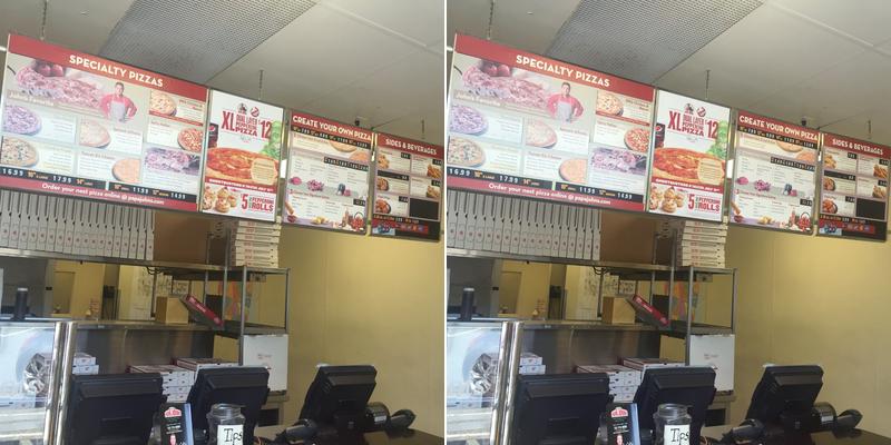 Papa Johns Pizza Menu