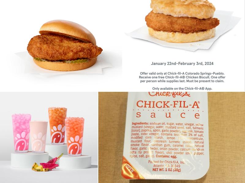 Chick-fil-A Menu