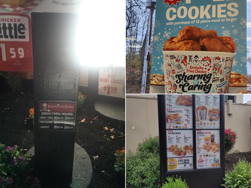 KFC Menu