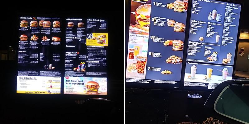 McDonald's Menu