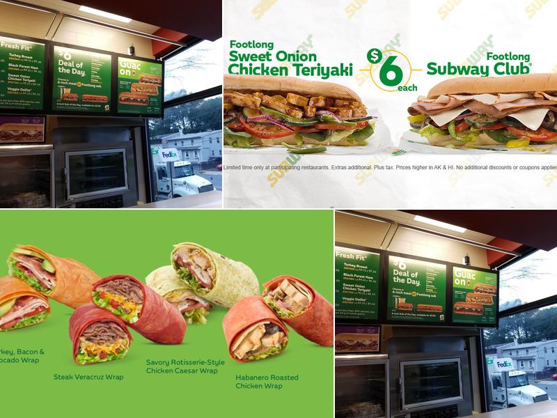 Subway Menu