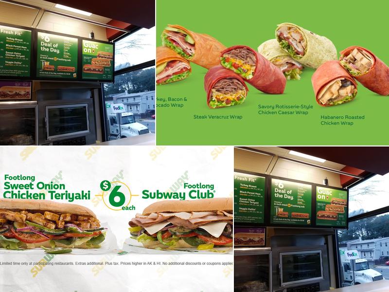 Subway Menu