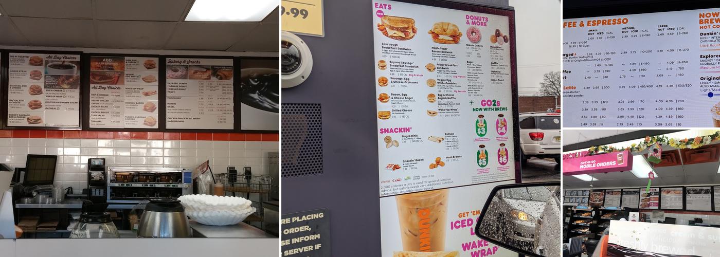 Dunkin' Menu