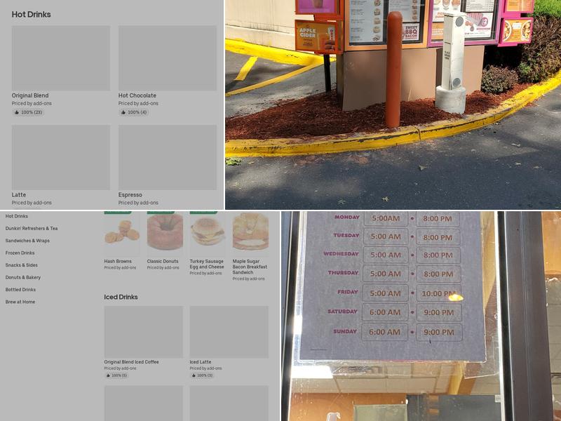Dunkin' Menu