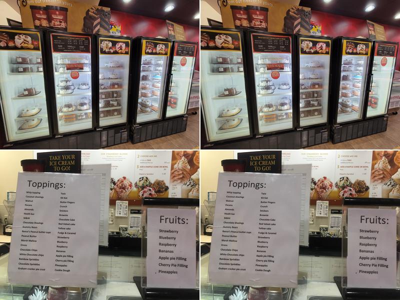 Cold Stone Creamery Menu