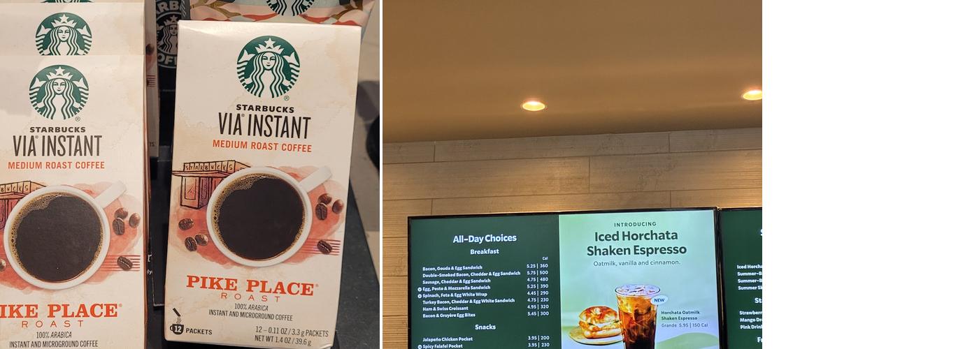 Starbucks Menu