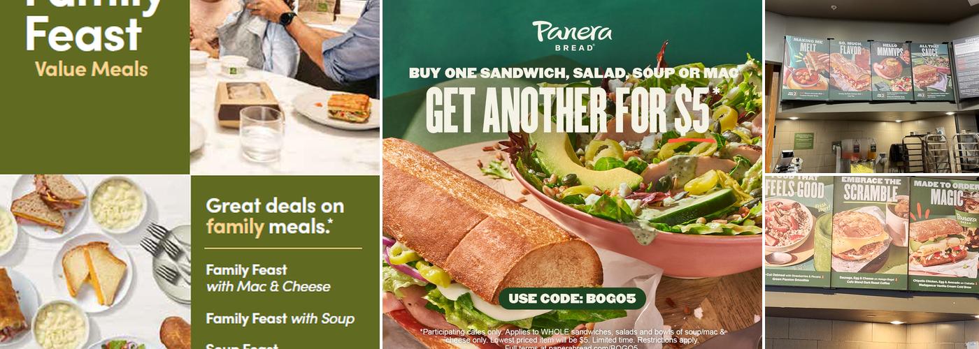 Panera Bread Menu