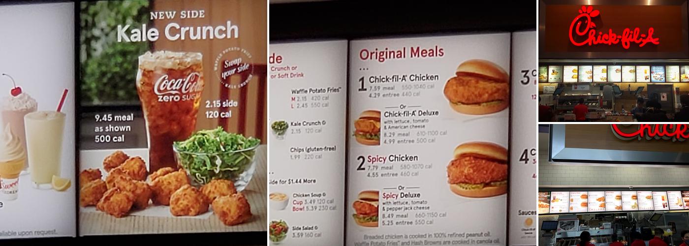 Chick-fil-A Menu