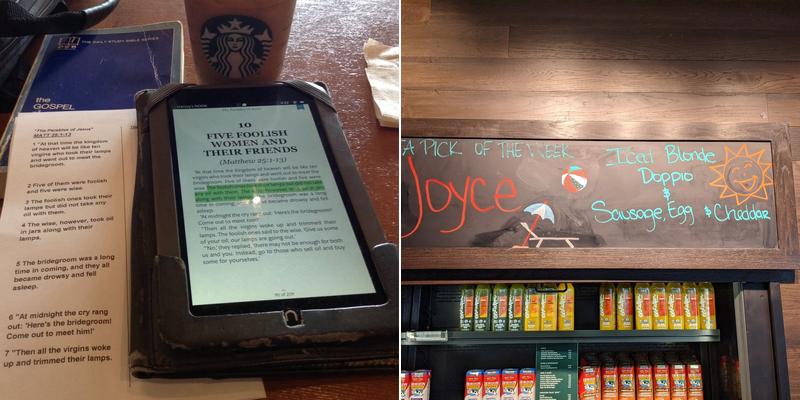Starbucks Menu