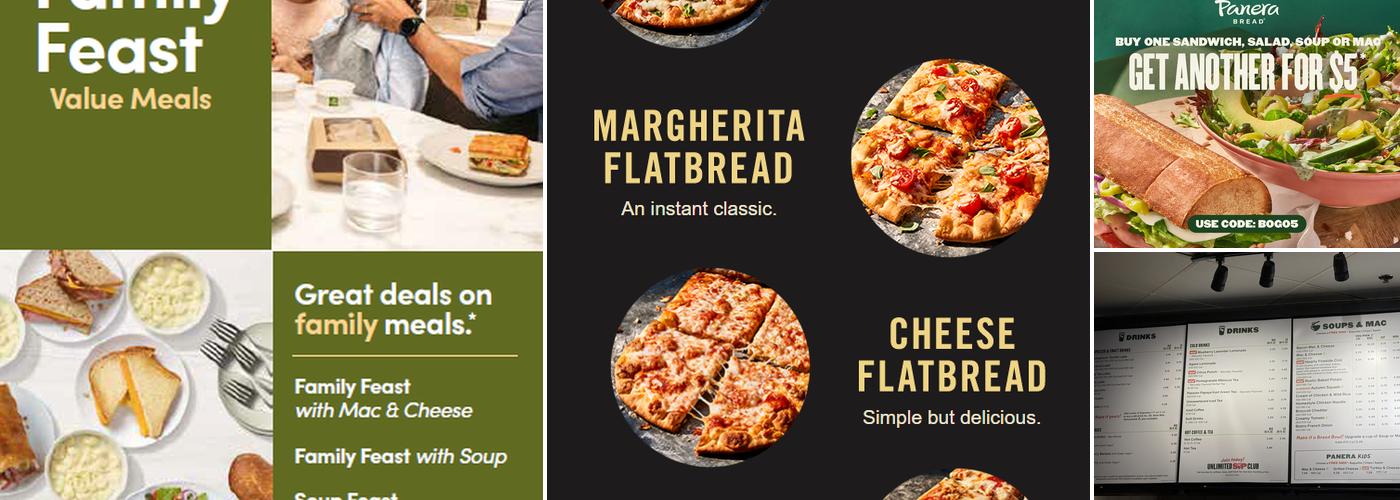 Panera Bread Menu