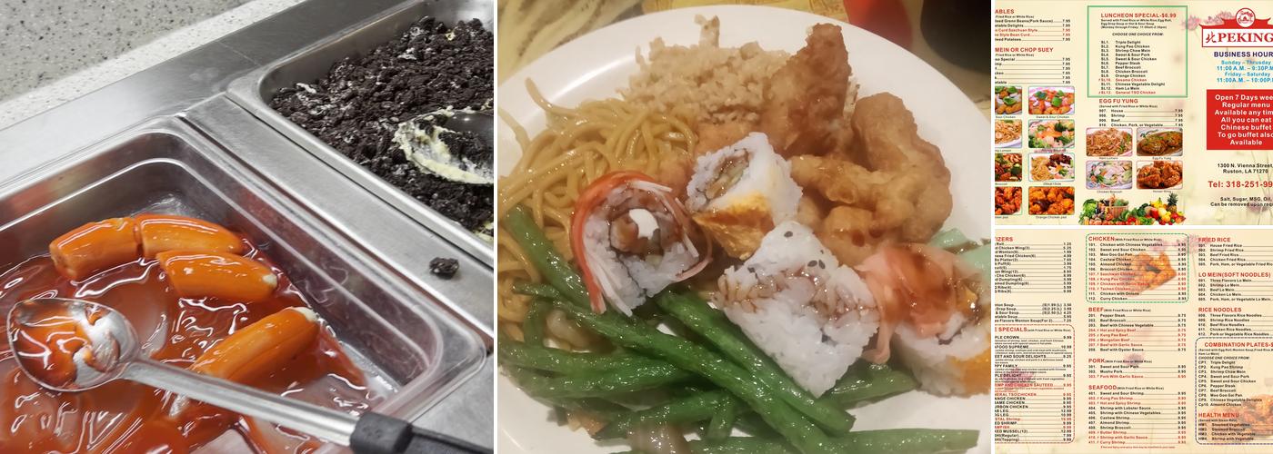 Peking Restaurant Menu