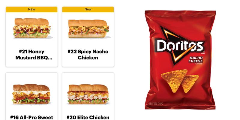 Subway Menu