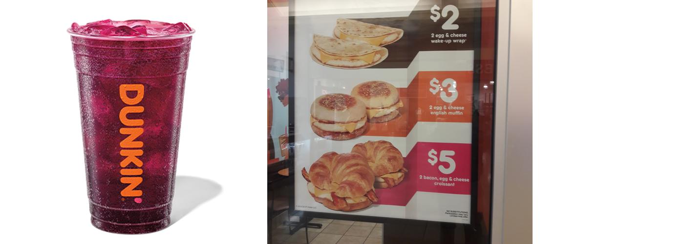Dunkin' Menu