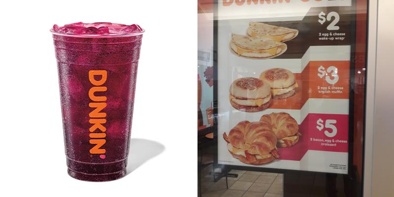 Dunkin' Menu