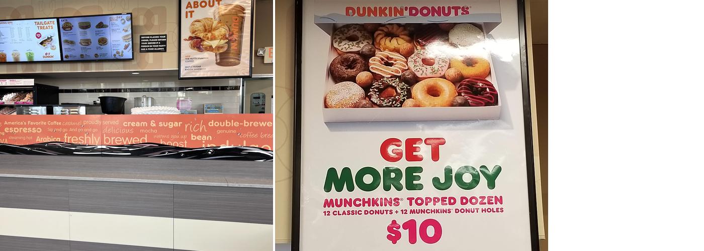Dunkin' Menu