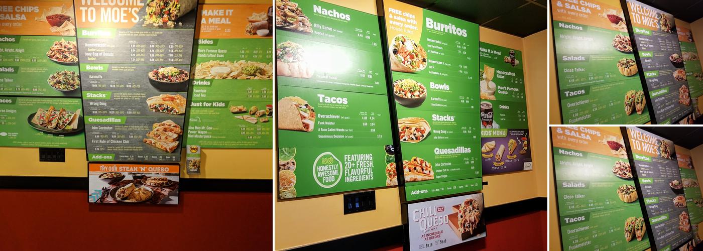 Moe's Southwest Grill Menu