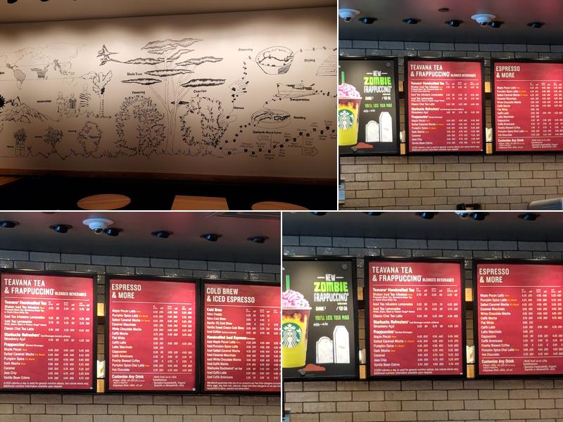 Starbucks Menu