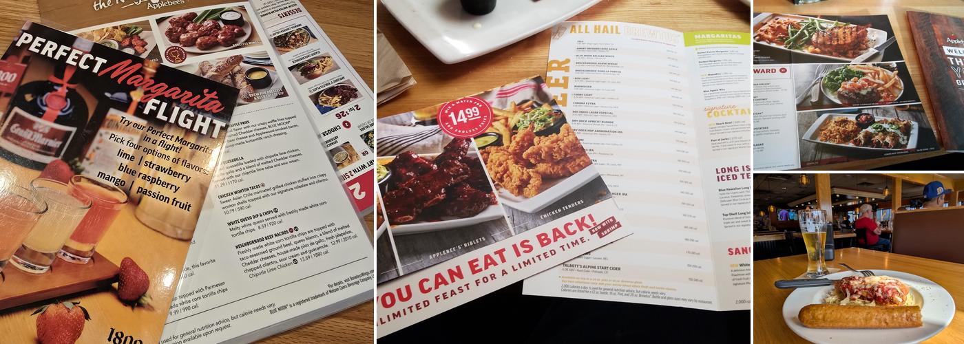 Applebee's Grill + Bar Menu