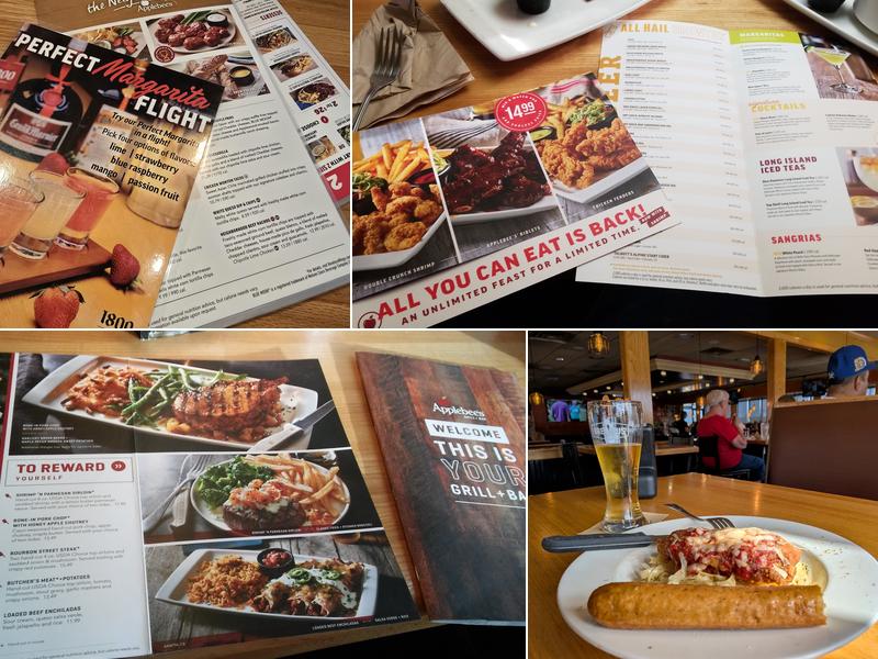 Applebee's Grill + Bar Menu