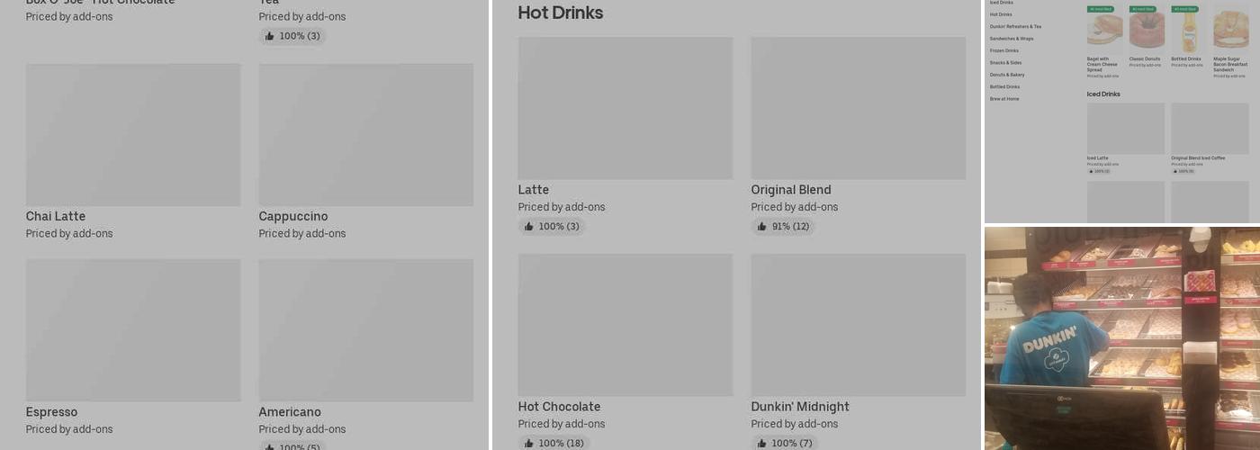 Dunkin' Menu