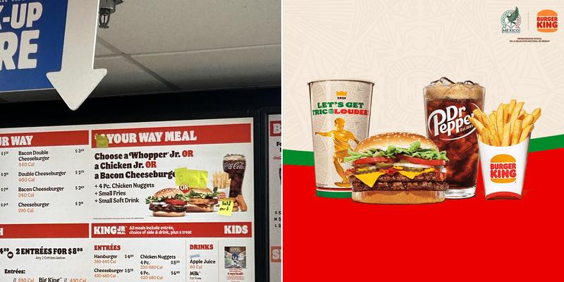 Burger King Menu