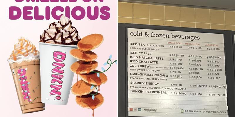 Dunkin' Menu