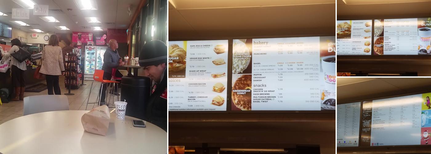 Dunkin' Menu