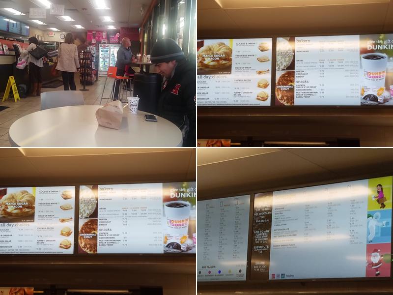 Dunkin' Menu