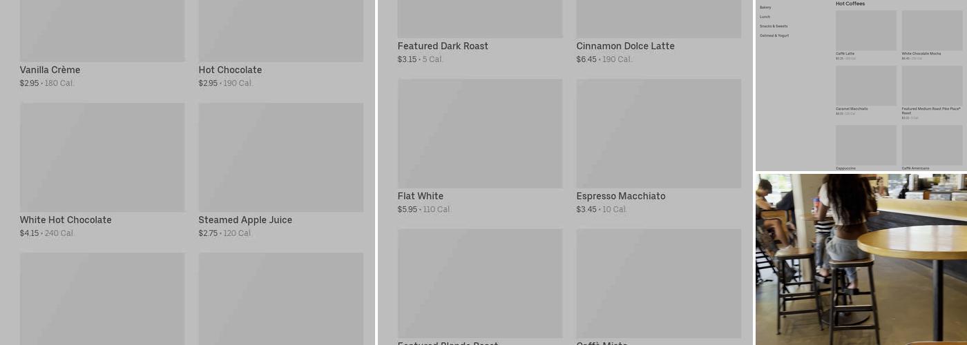 Starbucks Menu