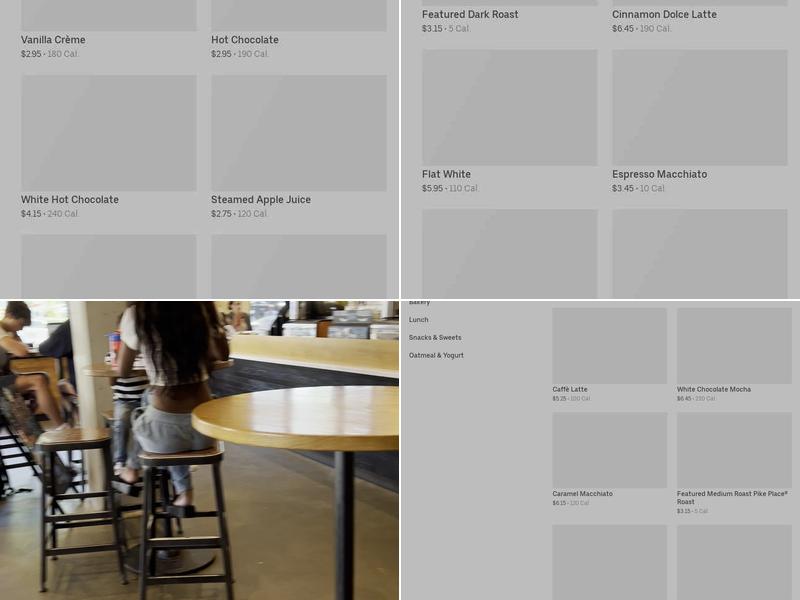 Starbucks Menu
