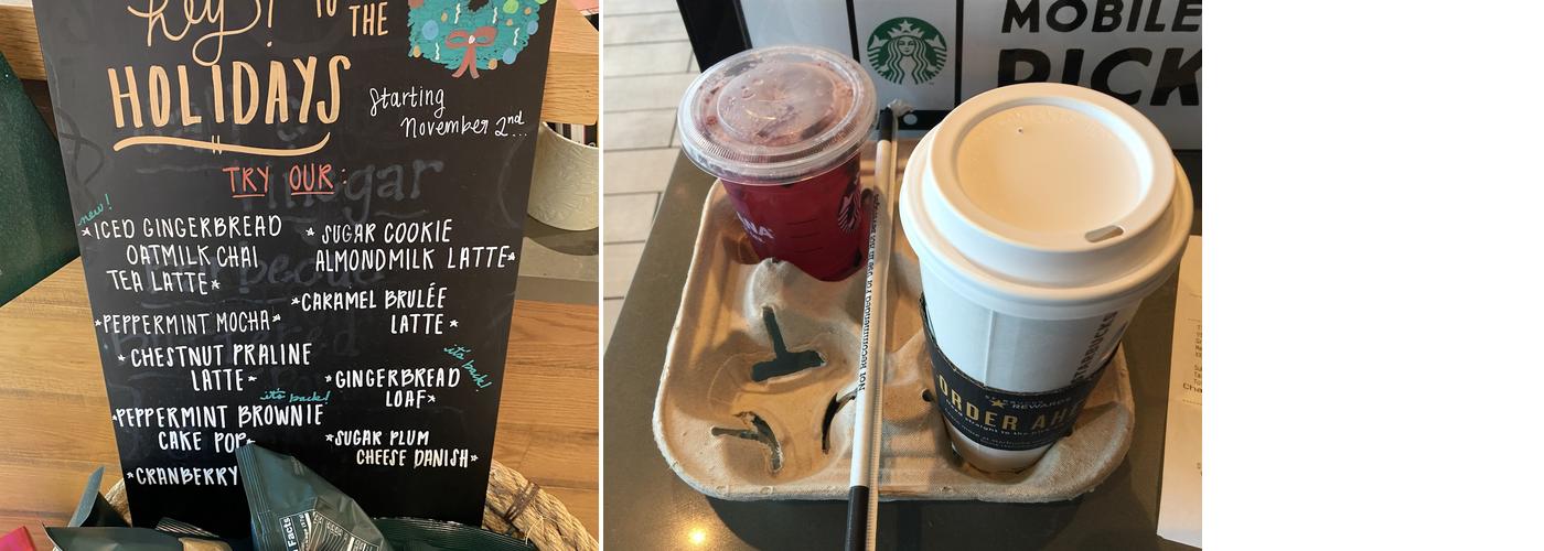 Starbucks Menu
