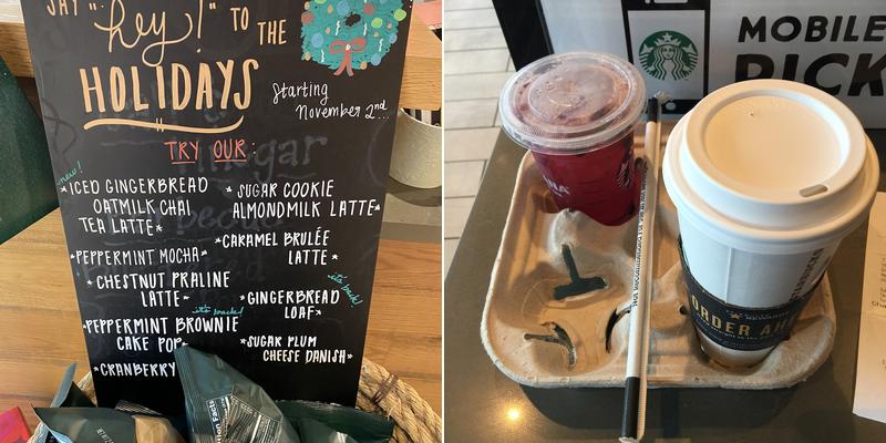 Starbucks Menu
