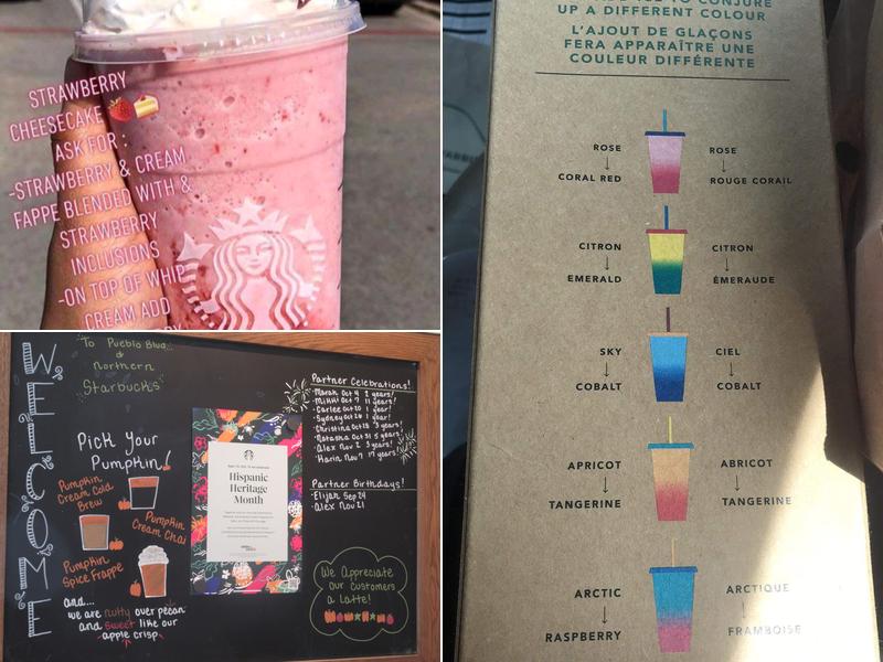 Starbucks Menu