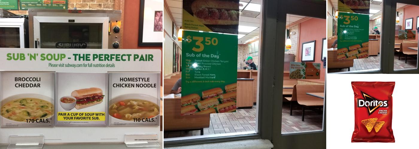 Subway Menu