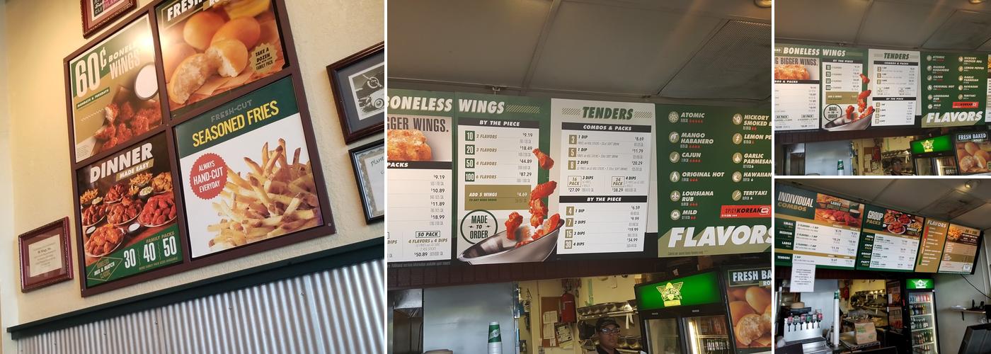 Wingstop Menu
