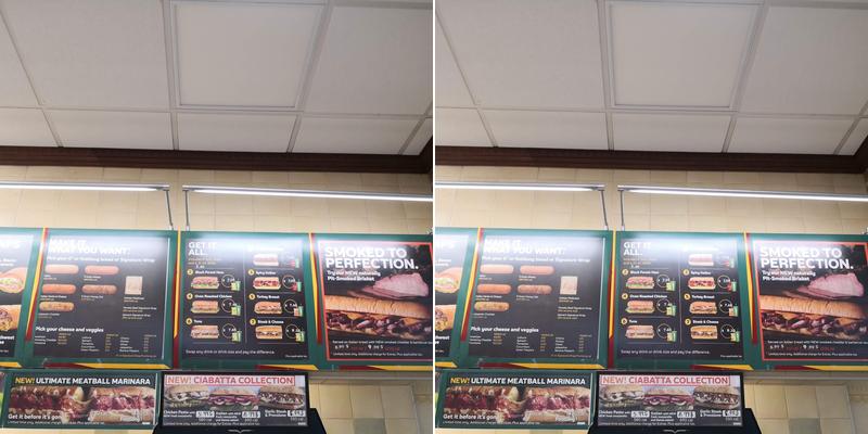 Subway Menu