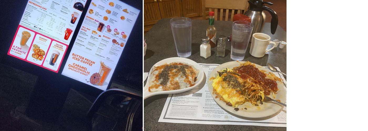 Dunkin' Menu