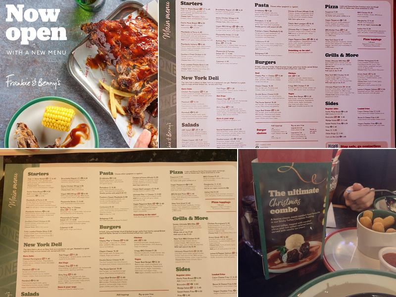 Frankie & Benny's Menu
