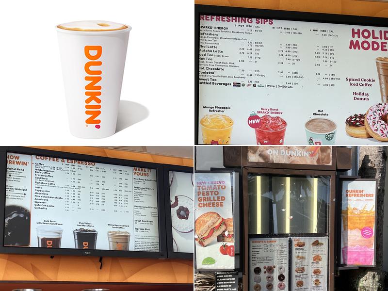 Dunkin' Menu