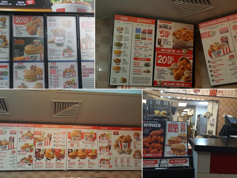 KFC Menu